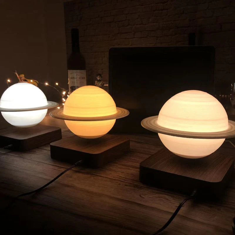 BloomLevitate™ – Saturn Maglev Table LED Lamp