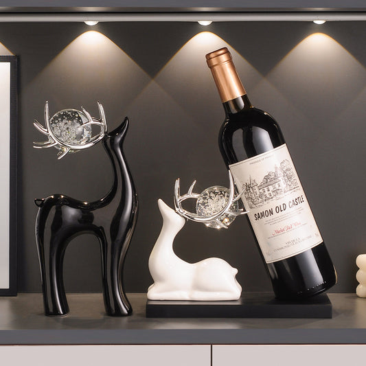 Aurora Arc™ Artisan Deer Sculpture Collection – Timeless Elegance in Ceramic Form