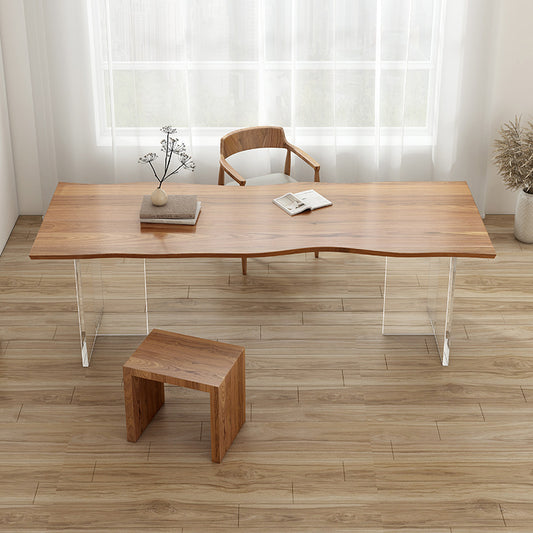 SeraphLight™ – Nordic-Inspired Solid Wood Dining Table