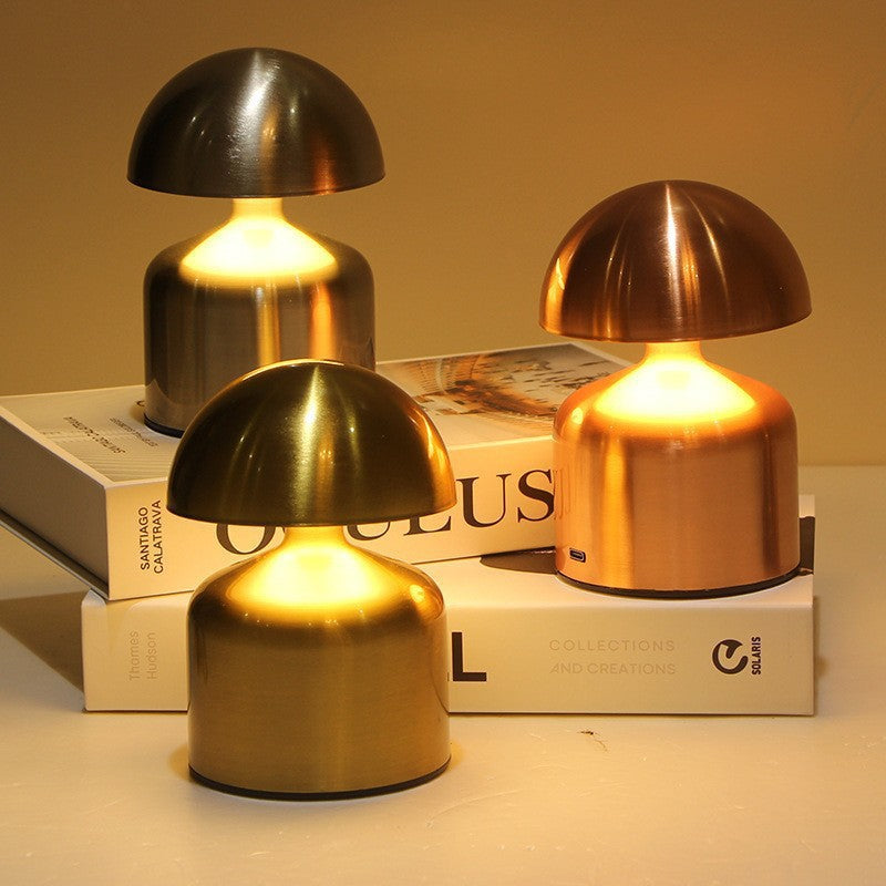 SeraphLight™ – Nordic Mushroom LED Lamp – Rechargeable Sculptural Accent Light (3-piece set)