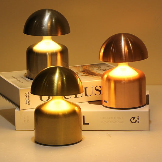 SeraphLight™ – Nordic Mushroom LED Lamp – Rechargeable Sculptural Accent Light (3-piece set)