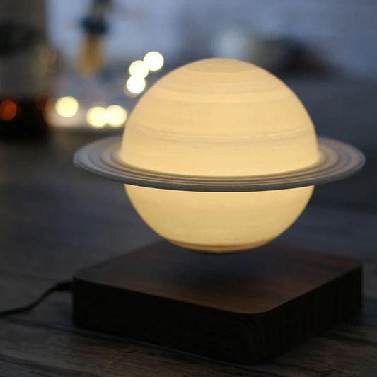 BloomLevitate™ – Saturn Maglev Table LED Lamp
